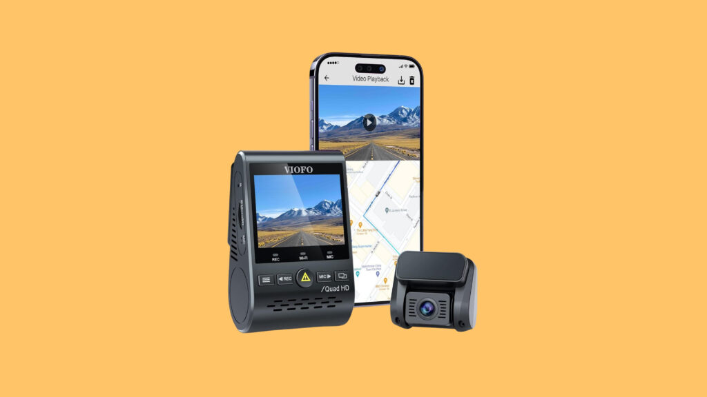 VIOFO Dash Cam, A129 Plus Duo Telecamera per Auto Doppia